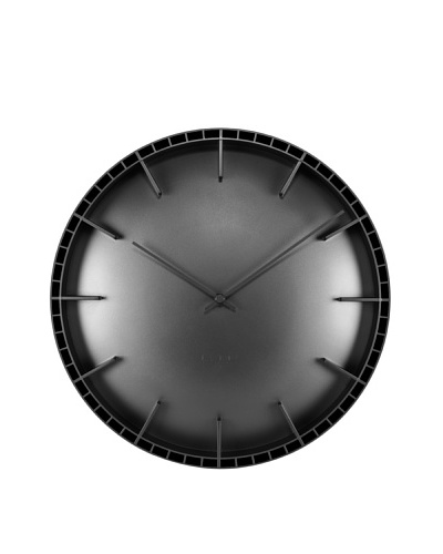 Leff Amsterdam Dome Wall Clock, Black