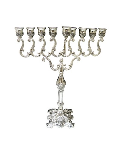 Legacy Judaica Silver-Plated Menorah, Large