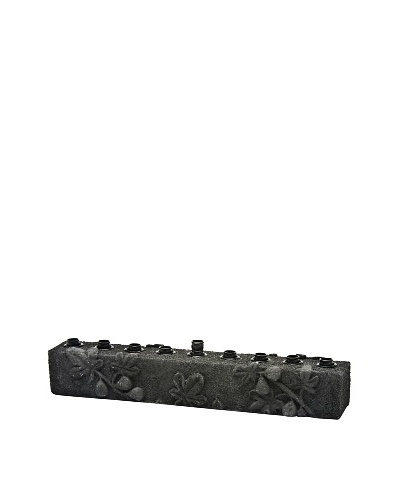 Legacy Judaica Black Lava Figs Menorah