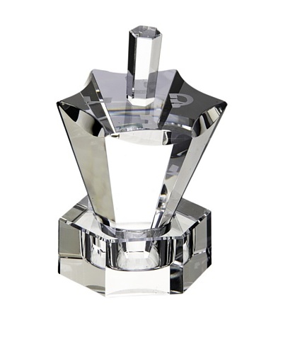 Legacy Judaica Hexagon Crystal Dreidel