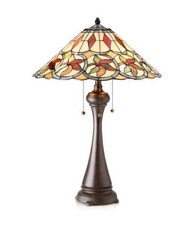 Legacy Lighting Corona Table Lamp, Crimmson Noir