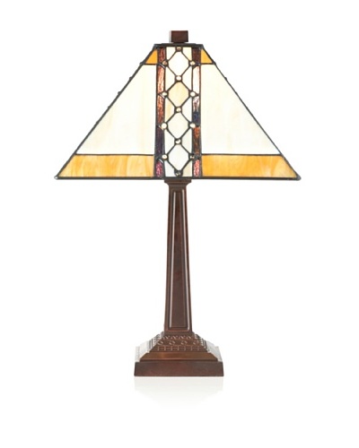 Legacy Lighting Bridgeport Table Lamp, Burnished Walnut