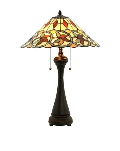 Legacy Lighting Corona Table Lamp, Crimmson Noir