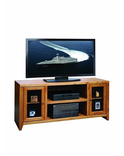 Legends Furniture City Loft 60 TV Console, Golden Oak