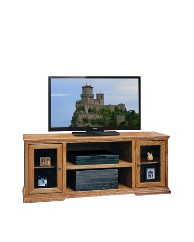 Legends Furniture Colonial Place 62 TV Console, Golden Oak