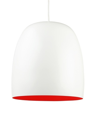 Leitmotiv Kalimero Pendant Lamp, White/Orange