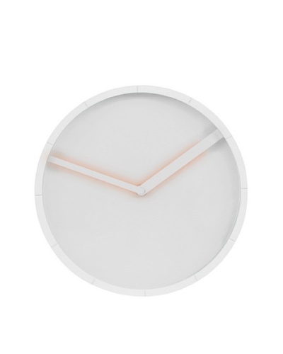 Lexon Glow Wall Clock, White