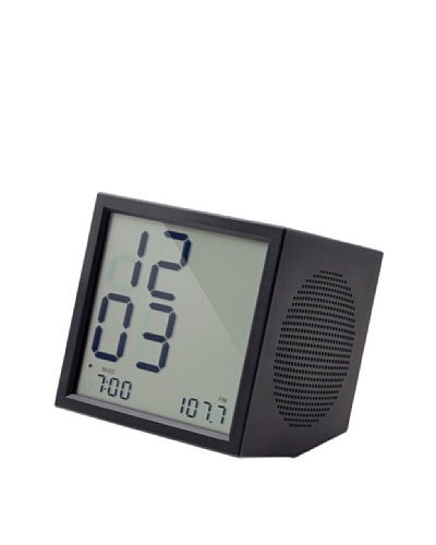 Lexon Prism Clock Radio, Black