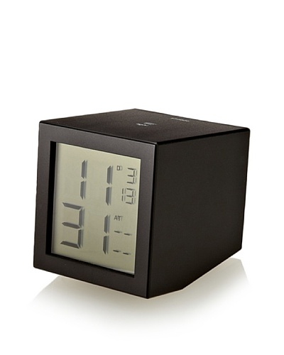 Lexon Prism LDC Clock, Black