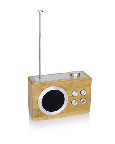 Lexon Mini Dolmen Radio, Bamboo