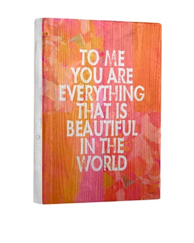 Lisa Weedn Everything That Is Beautiful Reclaimed Finished Wood Portrait