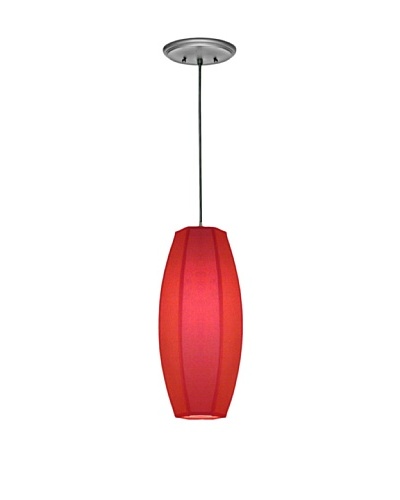 Lite Tops Oblong Pendant, Satin Nickel