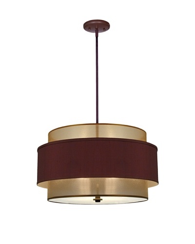 Lite Tops Saturn Ring Pendant, Oil Rubbed Bronze