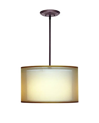 Lite Tops Silhouette Pendant Light, Oil-Rubbed Bronze