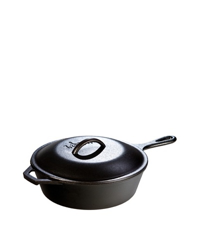 Lodge Logic Pre-Seasoned Cast Iron Covered Chicken Fryer