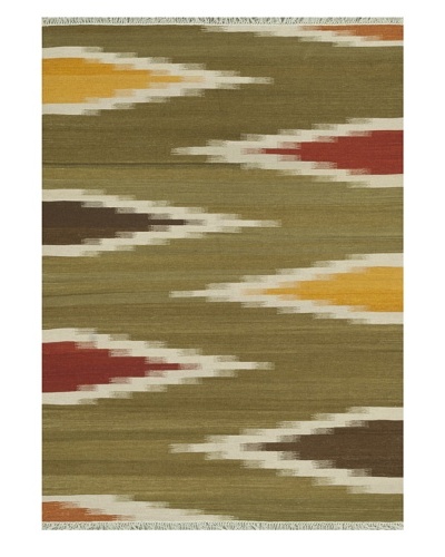 Loloi Rugs Santana Hand-Woven Wool Rug [Green/Multi]