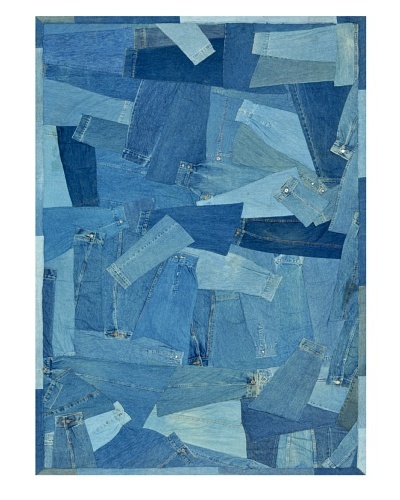 Loloi Rugs Runway Rug, Denim Sleeves, 5' x 7' 6