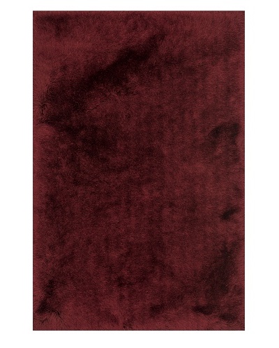 Loloi Rugs Allure Shag Rug, Garnet, 3' 6 x 5' 6