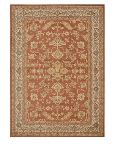 Loloi Rugs Rylan Rug, Rust/Ivory, 9′ 8″ Round