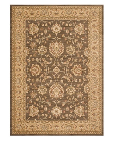 Loloi Rugs Rylan Rug, Brown/Light Gold, 9' 8 Round