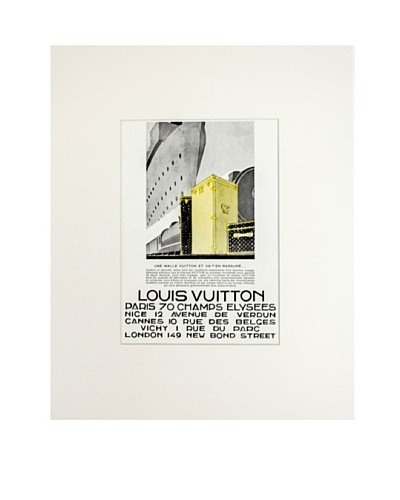 Original Louis Vuitton Une Malle Vuitton Et Va-T’En Rassuré, 1928