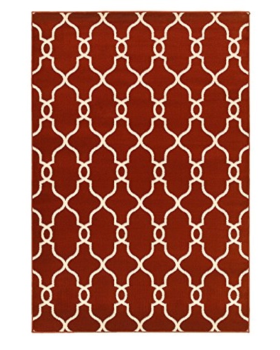 LR Resources Adana Rug, Terracotta, 7' 9 x 9' 9