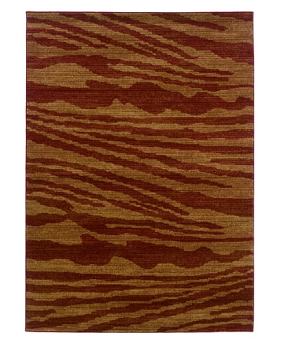 LR Resources Opulence Rug, Cherry/Dark Yellow, 9' 2 x 12' 5