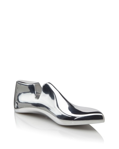 Lunares Shoe Cast Decorative Object, Silver