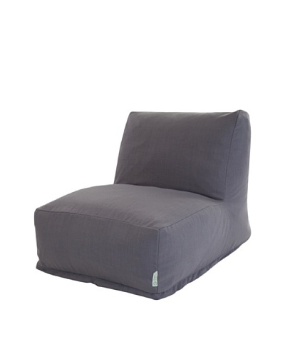 Majestic Home Goods Wales Bean Bag Chair Lounger, Gray