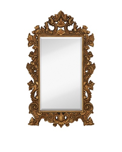 Majestic Mirrors Florian Mirror, Bronze, 56 x 32