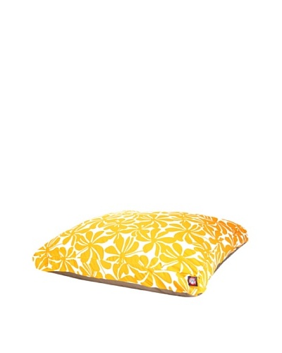 Majestic Pet Plantation Rectangular Pet Bed, Large, Yellow