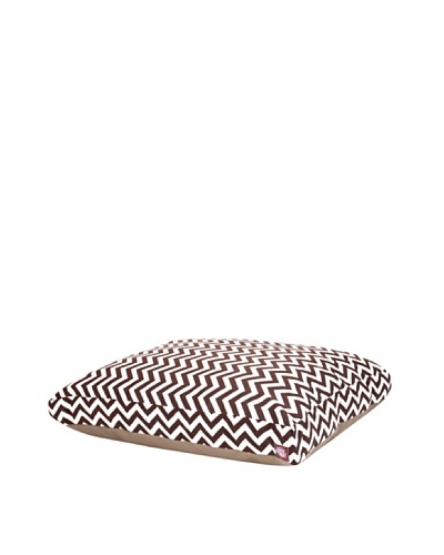 Majestic Pet Zig Zag Rectangular Pet Bed, Large, ChocolateAs You See