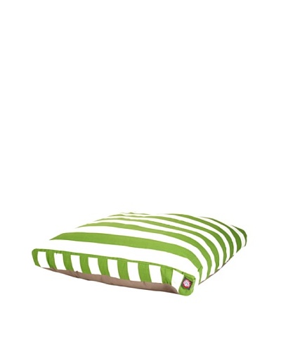 Majestic Pet Vertical Stripe Rectangular Pet Bed, Large, SageAs You See