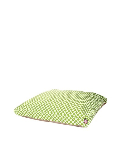 Majestic Pet Bamboo Print Rectangular Pet Bed, Large, Sage