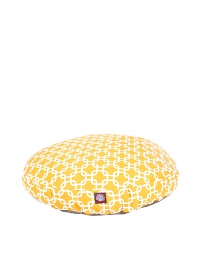 Majestic Pet Links Round Pet Bed, Medium, YellowAs You See
