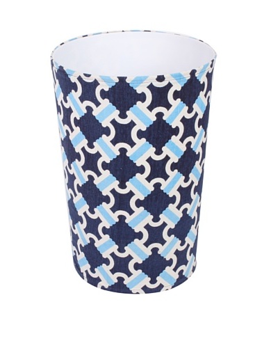 Malabar Bay Catalina Canvas Wastebasket, Navy