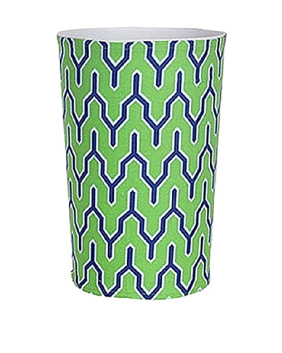 Malabar Bay Parker Canvas Wastebasket, Green