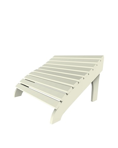 Malibu Contour Footstool in White