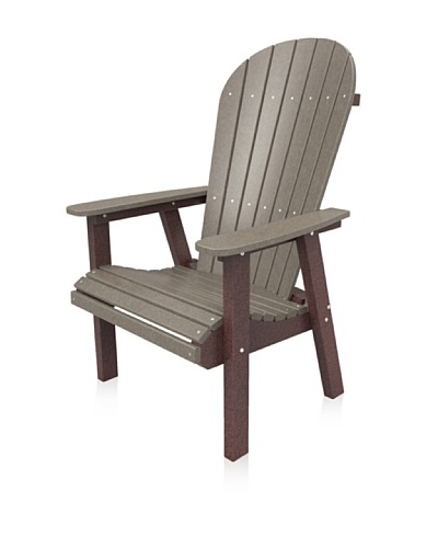 Malibu Jamestown Casual Chair in Weathered Wood and Cherry