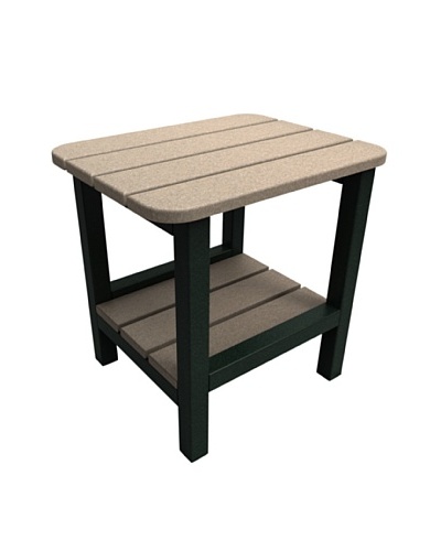 Malibu 15 X 19 End Table in Sand and Turf Green