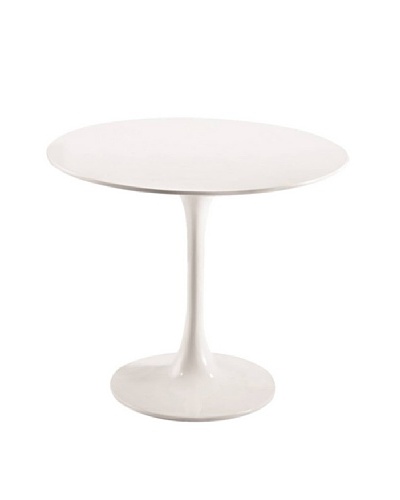 Manhattan Living Flower End/Side Table, White