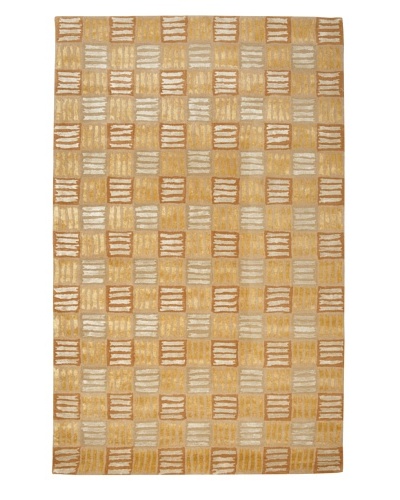 Manton Caledon Ochre Rug, 5′ 3″ x 8′ 6″