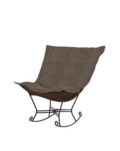 Marley Forrest Coco Slate Scroll Puff Rocker