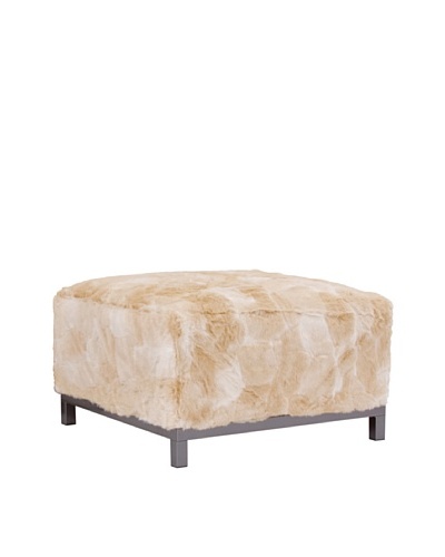 Marley Forrest Luscious Natural Axis Ottoman Slipcover