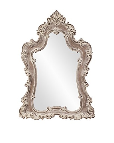 Marley Forrest Guinevere Mirror, Aged Brown White Wash