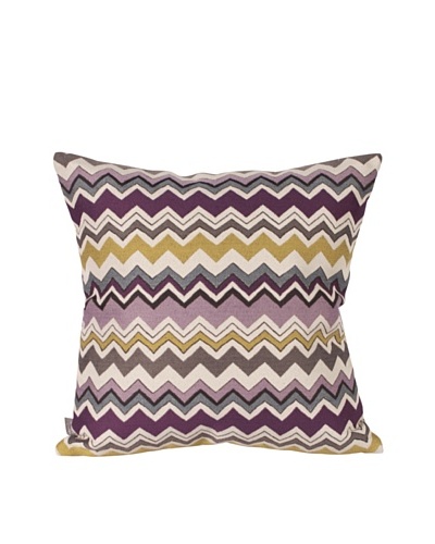 Marley Forrest Bolt Eggplant 20 x 20 Pillow