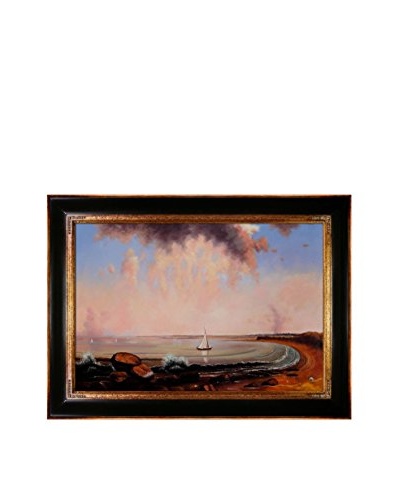 Martin Johnson Heade “Shore Scene Point Judith” Oil Painting