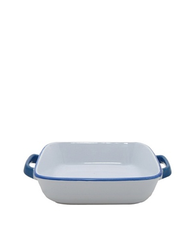 Mason Cash Enamour Square Dish, Blue/White