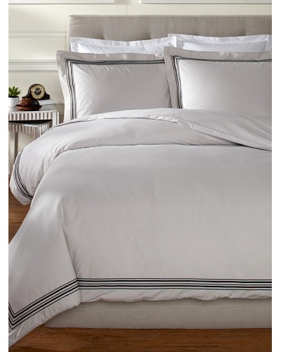 Mason Street Textiles Hotel Piping Duvet Set