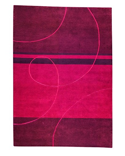 MAT The Basics Flow Rug, Red, 4' 6 x 6' 6